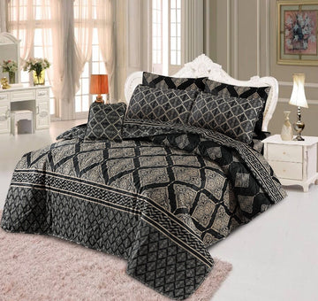 7Pc Cotton Printed Comforter Set AC-015