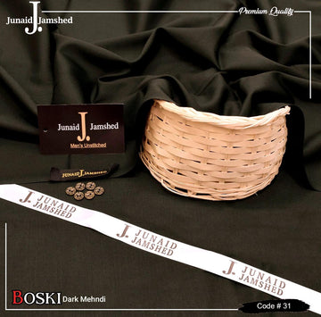 J. Men's Boski- ( Unstitched ) Suit AC-006