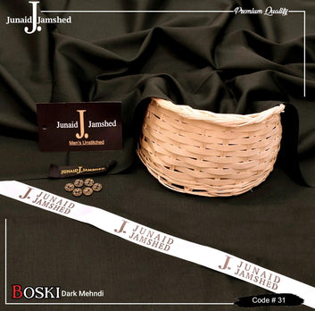 J. Men's Boski- ( Unstitched ) Suit AC-006